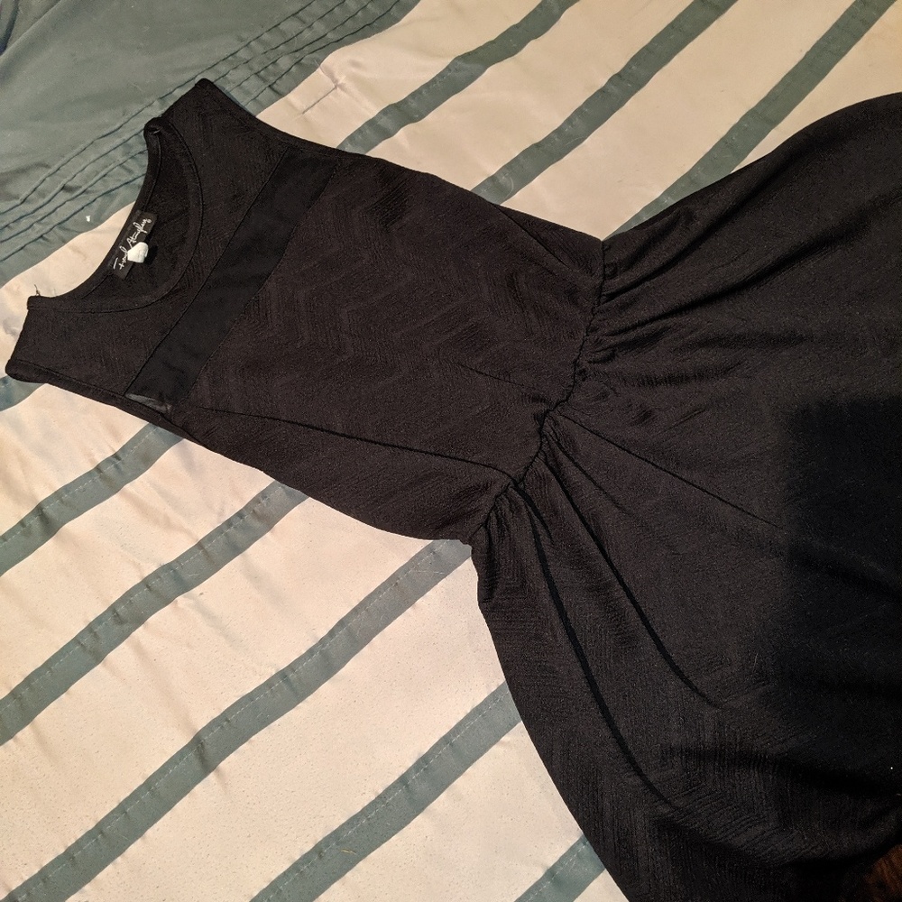 French Atmosphere Black Dress